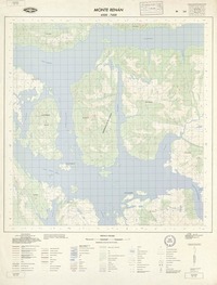 Monte Renán 4500 - 7400 [material cartográfico] : Instituto Geográfico Militar de Chile.