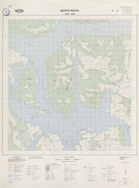Monte Renán 4500 - 7400 [material cartográfico] : Instituto Geográfico Militar de Chile.