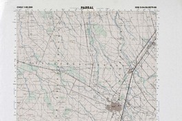 Parral 3600 - 7145 [material cartográfico] : Instituto Geográfico Militar de Chile.