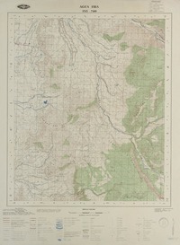 Agua Fría 3515 - 7100 [material cartográfico] : Instituto Geográfico Militar de Chile.