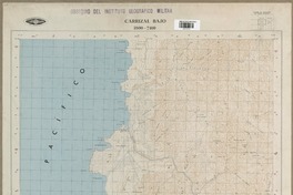Carrizal Bajo 2800 - 7100 [material cartográfico] : Instituto Geográfico Militar de Chile.