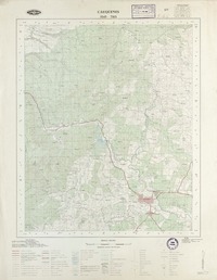 Cauquenes 3545 - 7215 [material cartográfico] : Instituto Geográfico Militar de Chile.