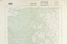 Cauquenes 3545 - 7215 [material cartográfico] : Instituto Geográfico Militar de Chile.