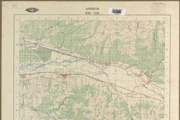 Antuco 3715 - 7130 [material cartográfico] : Instituto Geográfico Militar de Chile.