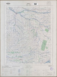 Boroa 3845 - 7245 [material cartográfico] : Instituto Geográfico Militar de Chile.