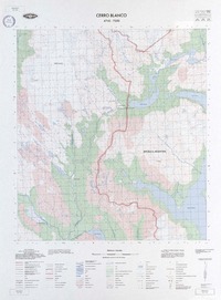 Cerro Blanco 4745 - 7220 [material cartográfico] : Instituto Geográfico Militar de Chile.