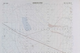 Aguada de la Teca  [material cartográfico] Instituto Geográfico Militar de Chile.