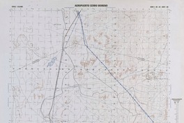 Aeropuerto Cerro Moreno (23°15'-70°15') [material cartográfico] : Instituto Geográfico Militar de Chile.