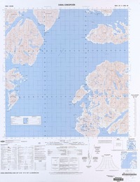 Canal Concepción (50° 15' 00'' - 74° 37' 30'')  [material cartográfico] Instituto Geográfico Militar de Chile.