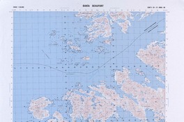 Bahía Beaufort (52° 45' 00" - 73° 30' 00")  [material cartográfico] Instituto Geográfico Militar de Chile.
