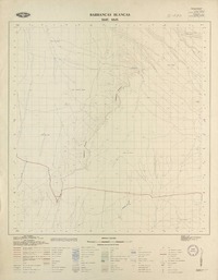 Barrancas Blancas 2445 - 6845 [material cartográfico] : Instituto Geográfico Militar de Chile.