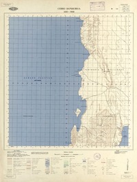 Cerro Bandurria 2315 - 7030 [material cartográfico] : Instituto Geográfico Militar de Chile.
