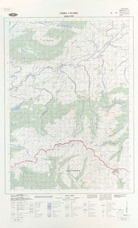 Cerro Cáceres 4430 - 7120 [material cartográfico] : Instituto Geográfico Militar de Chile.