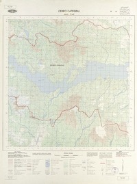Cerro Catedral 4445 - 7140 [material cartográfico] : Instituto Geográfico Militar de Chile.
