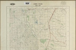 Cerro Negro 3645 - 7215 [material cartográfico] : Instituto Geográfico Militar de Chile.