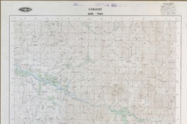 Cogotí 3100 - 7045 [material cartográfico] : Instituto Geográfico Militar de Chile.