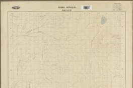 Cerro Miñiques 2345 - 6745 [material cartográfico] : Instituto Geográfico Militar de Chile.