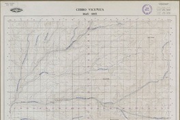 Cerro Vicuñita 2645 - 6915 [material cartográfico] : Instituto Geográfico Militar de Chile.