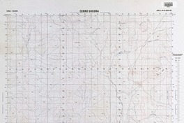 Cerro Socora (19°15'13.00"-69°00'06.04") [material cartográfico] : Instituto Geográfico Militar de Chile.