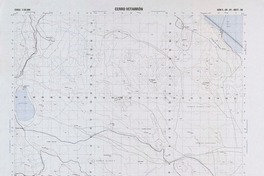 Cerro Vetarrón (20°30' - 69°45') [material cartográfico] : Instituto Geográfico Militar de Chile.