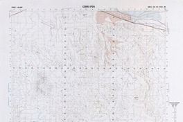 Cerro Púa 23°'45' - 70°00' [material cartográfico] : Instituto Geográfico Militar de Chile.