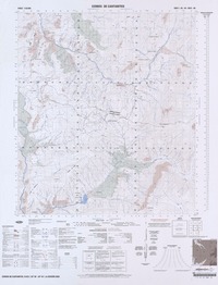 Cerros de Cantaritos 28°30' - 69°45' [material cartográfico] : Instituto Geográfico Militar de Chile.