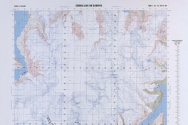 Cerro Luis de Saboya (54° 30' 00'' - 69° 22' 30'')  [material cartográfico] Instituto Geográfico Militar.