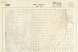 Cerro Cristales 2400 - 7015 [material cartográfico] : Instituto Geográfico Militar de Chile.