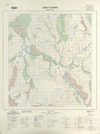 Cerro Cumbrera 4800 - 7240 [material cartográfico] : Instituto Geográfico Militar de Chile.