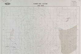 Cerro del Azufre 2515 - 6845 [material cartográfico] : Instituto Geográfico Militar de Chile.