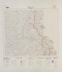 Cerro Gavino 3130 - 7025 [material cartográfico] : Instituto Geográfico Militar de Chile.