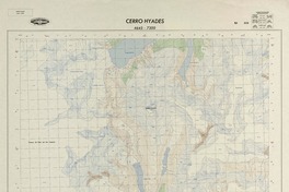 Cerro Hyades 4645 - 7300 [material cartográfico] : Instituto Geográfico Militar de Chile.