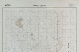 Cerro Inacaliri 2145 - 6800 [material cartográfico] : Instituto Geográfico Militar de Chile.