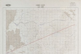 Cerro Salín 2415 - 6800 [material cartográfico] : Instituto Geográfico Militar de Chile.