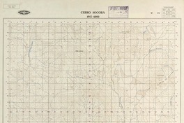 Cerro Socora 1915 - 6900 [material cartográfico] : Instituto Geográfico Militar de Chile.