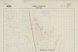 Cerros Colorados 2600 - 6815 [material cartográfico] : Instituto Geográfico Militar de Chile.