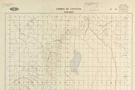 Cerros de Cuevitas 2330 - 6945 [material cartográfico] : Instituto Geográfico Militar de Chile.