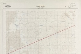 Cerro Salín 2415 - 6800 [material cartográfico] : Instituto Geográfico Militar de Chile.