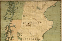 Mapa de Chile  [material cartográfico] Dirección Jeneral de Obras Públicas, 4 Sección Minas, Jeografía i Jeodesia.