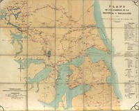 Plano de los caminos de la provincia de Magallanes  [material cartográfico] preparado para sus socios por el Auto Club de Magallanes. Chile.