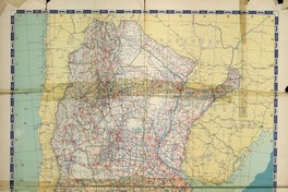 Republica Argentina red caminera principal [material cartográfico]: publicacion realizada por el Automovil Club Argentino, dibujo: Juan C. Corso.