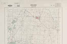 Pencahue 352230 - 714500 [material cartográfico] : Instituto Geográfico Militar de Chile.