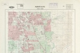 Puente Alto 333000 - 703000 [material cartográfico] : Instituto Geográfico Militar de Chile.