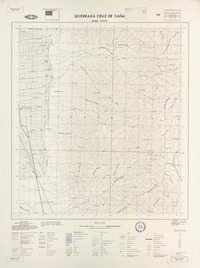 Quebrada Cruz de Caña 300000 - 710730 [material cartográfico] : Instituto Geográfico Militar de Chile.