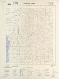 Quebrada el Totoral 311500 - 713000 [material cartográfico] : Instituto Geográfico Militar de Chile.