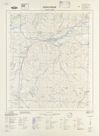 Quincanque 334500 - 712230 [material cartográfico] : Instituto Geográfico Militar de Chile.