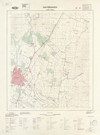 San Fernando 343000 - 705230 [material cartográfico] : Instituto Geográfico Militar de Chile.
