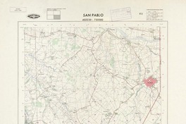San Pablo 402230 - 730000 [material cartográfico] : Instituto Geográfico Militar de Chile.