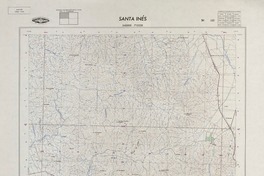 Santa Inés 340000 - 712230 [material cartográfico] : Instituto Geográfico Militar de Chile.
