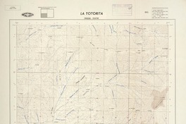 La Totorita 295230 - 703730 [material cartográfico] : Instituto Geográfico Militar de Chile.